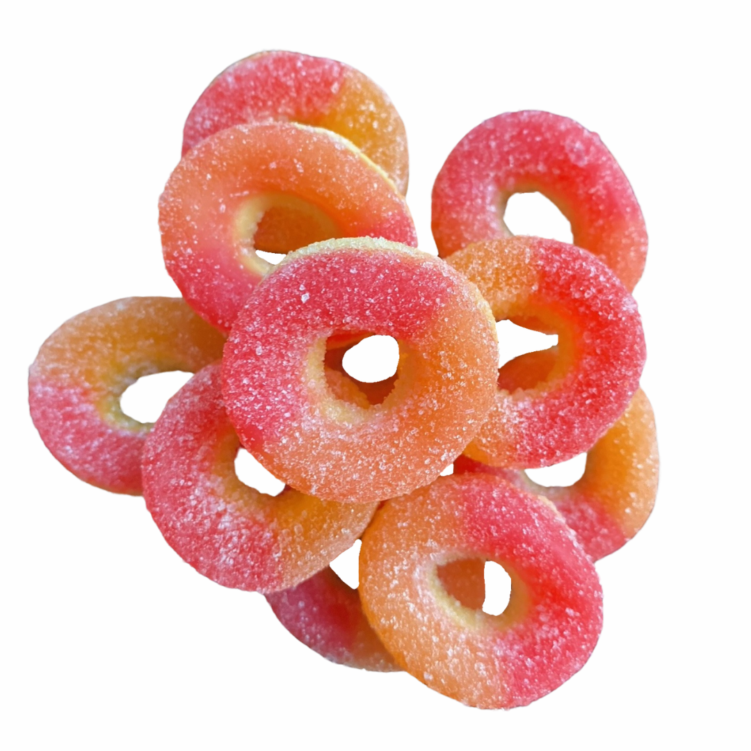 Gummy Peach Rings